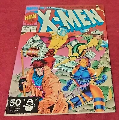Buy X-men #1 Cover B Gambit Colossus Rogue (1991 Series) Jim Lee Marvel Comic Book • 4.79£