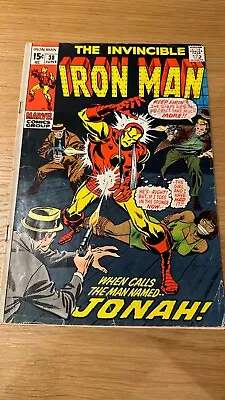 Buy Marvel Comics Iron Man #38 1971 Bag And Board • 6£