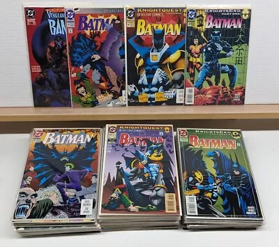 Buy Batman Knightfall Knightquest Knightsend Complete Set Lot Of 78 Comics DC 1993 • 139.86£