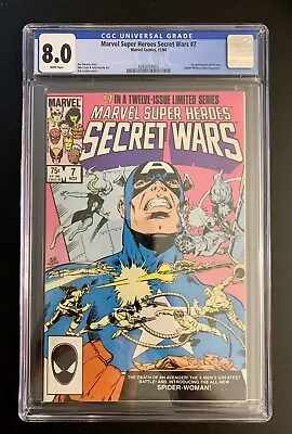Buy Cgc 8.0 1984 #7 Marvel Super Heroes Secret Wars *under Graded & Rare🔥￼ • 44.17£