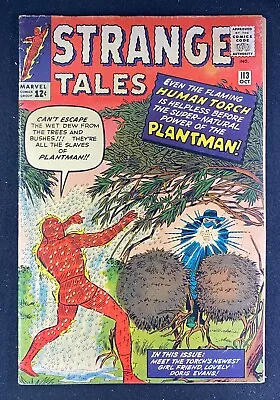 Buy Strange Tales (1951) #113 VG (4.0) Origin/1st App Plantman Jack Kirby • 60.31£