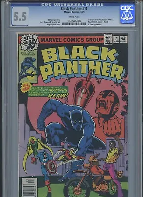 Buy Black Panther Vol 1 #14 1979 CGC 5.5 • 27.90£