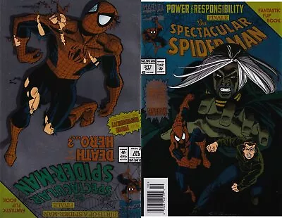 Buy The Spectacular Spider-Man #217 Newsstand Foil Cover (1976-1998) Marvel • 6.04£
