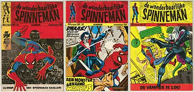 Buy AMAZING SPIDER-MAN #100, 101, 102 *DUTCH EDITIONS* 1st App Morbius MARVEL 1972 • 117.95£
