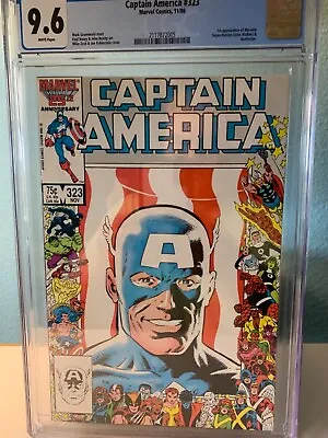 Buy Captain America #323, CGC NM+ 9.6, 1st Appearance John Walker White Pages  • 1,605.30£