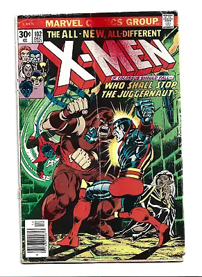 Buy Uncanny X-Men #102, GD+ 2.5, Cover Detached; Wolverine, Juggernaut, Black Tom • 31.62£