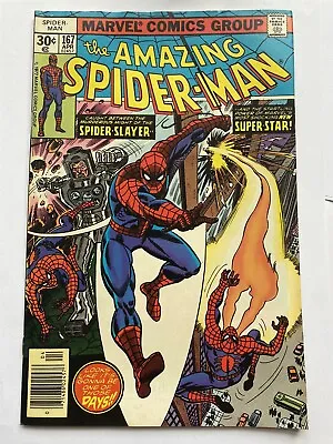 Buy AMAZING SPIDER-MAN #167 Marvel 1977 VF Cents  • 12.95£