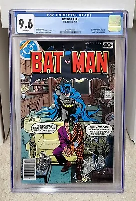 Buy Batman #313 (1979) CGC 9.6 - 1st Appearance Of Tim Fox DC Comics Key • 239.82£