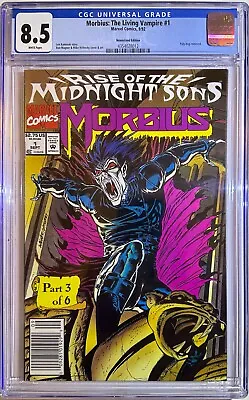 Buy Morbius: The Living Vampire #1 - 1992 - It's Morbin' Time! - CGC 8.5 • 35£