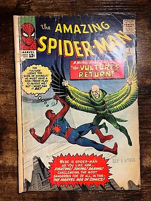 Buy The Amazing Spider-Man #7, Marvel 1963, FR/GD Condition, 2nd App Vulture • 275.95£