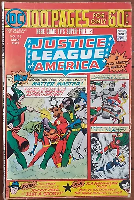 Buy Justice League Of America 116, 100-pages, Dc Comics, March 1975, Gd/vg • 5.99£