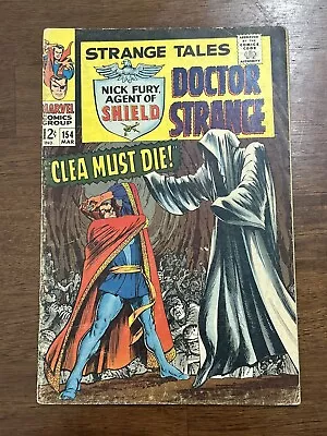 Buy Strange Tales #154 Doctor Strange Clea Marvel Comics 1967 TC15 • 16.08£