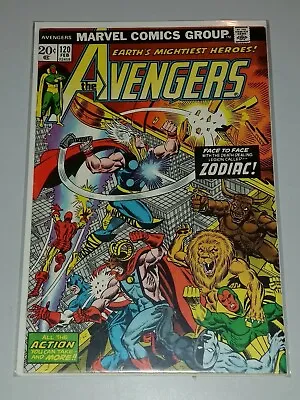 Buy Avengers #120 Fn (6.0) Marvel Comics Iron Man Thor Vision February 1974 ** • 14.99£