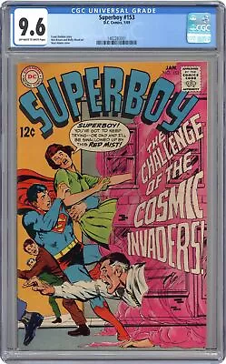 Buy Superboy #153 CGC 9.6 1969 1482283001 • 276.71£