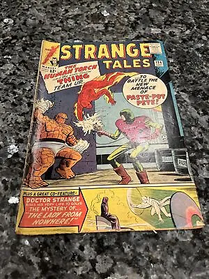 Buy Strange Tales #124 VG+ 4.5  AWESOME EARLY SILVER AGE ADS • 41.81£