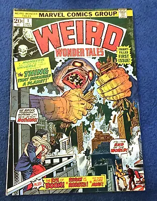 Buy Free P & P ; Weird Wonder Tales #1 Dec 1973: Vintage Basil Wolverton! (KG) • 13.99£