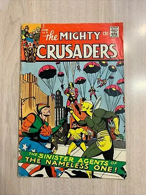 Buy Mighty Crusaders 4 Vg 1966 “too Many Heroes” Mighty Comics Group Classic Comic • 7.95£