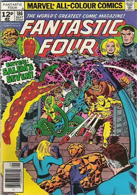 Buy Fantastic Four (1961) # 186 UK Price (7.0-FVF) 1st Salem's Seven 1977 • 12.60£