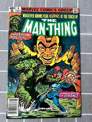 Buy Marvel Comics The Man-Thing #4 1979 BRONZE AGE GUEST STARRING DR. STRANGE • 27.66£