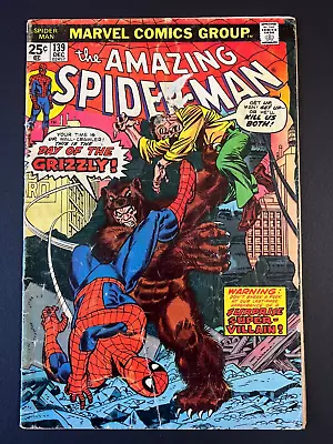 Buy Amazing Spider-Man #139 Comic Book Day Of The Grizzly 1974 MVS Intact GD+ • 10.35£