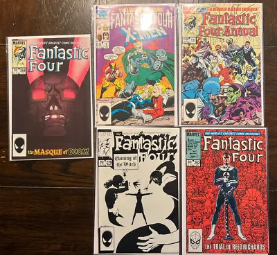 Buy Marvel Comics Fantastic Four Lot 5 1983,84,86. #1, 18, 262, 268, 276 NM • 20.06£
