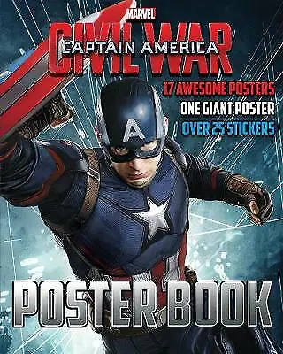 Buy Marvel Captain America Civil War Poster Book: 17 Awesome Posters, One Giant Post • 3.74£