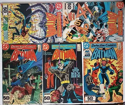 Buy 1985 Lot Of 5 Detective Comics 550,551,552,553,554 DC Comics VF ( Batman , Black • 23.04£