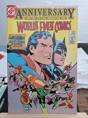 Buy World's Finest #300 Anniversary Issue Batman Superman 1984 • 4.99£