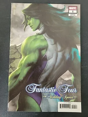 Buy Fantastic Four Wedding Special #1 (201) Marvel Comics Artgerm She-hulk Variant • 7.88£