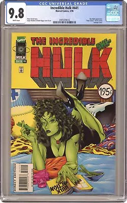 Buy Incredible Hulk #441 CGC 9.8 1996 3985939016 • 164.72£