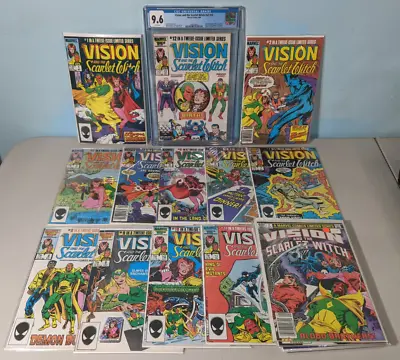 Buy Vision And Scarlet Witch #1-12, #12 Is CGC 9.6 Slab - Complete Set & Extras 1985 • 146.26£