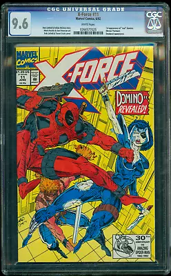 Buy X-force #11 Cgc 9.6 1st Appearance App Domino Early Deadpool Mcu Marvel Comics • 47.79£