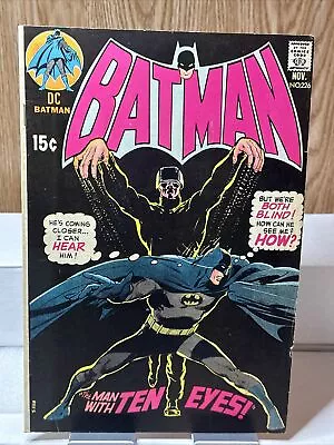 Buy BATMAN #226 (1970, DC)  1st APP MAN W/TEN EYES, NEAL ADAMS Cover • 24.09£