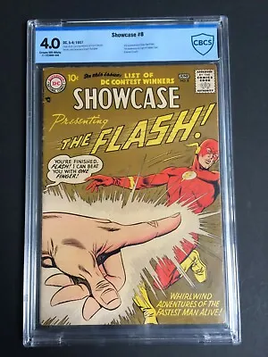 Buy Showcase #8 2nd App Of Silver Age Flash!1st App Of Captain Cold! Key! CBCS 4.0  • 2,850£