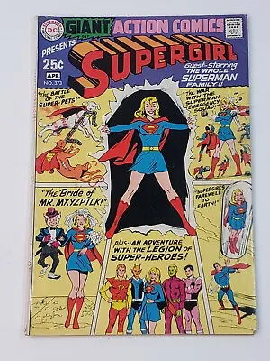 Buy Action Comics 373 DC Comics Supergirl Super-Pets Giant Sized Silver Age 1969 • 23.74£