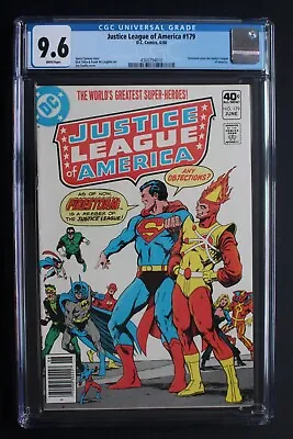 Buy Justice League Of America #179 FIRESTORM Joins 1980 Zatanna STARLIN-c CGC NM 9.6 • 94.08£