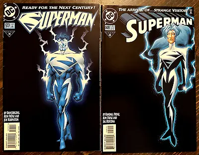 Buy Superman #123 - 1st App Electric Blue Superman + #149 1st App Strange Visitor! • 7.99£