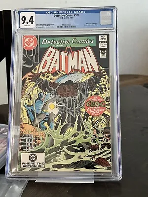 Buy Detective Comics Batman 525 CGC 9.4 1st Full App Jason Todd 3rd Killer Croc 1978 • 150.22£