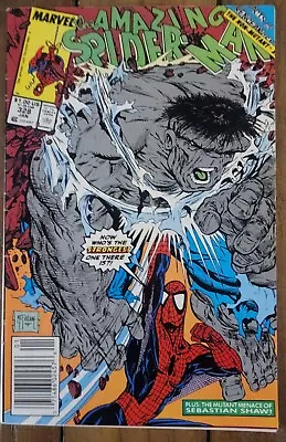 Buy Amazing Spider-man #328 * Hulk Appearance * Act Of Vengeance * 1990 *  • 10.40£