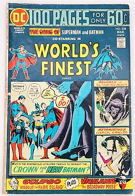 Buy World's Finest Comics #228 (1975) / Vg+ /  Superman Batman Super Sons • 11.89£