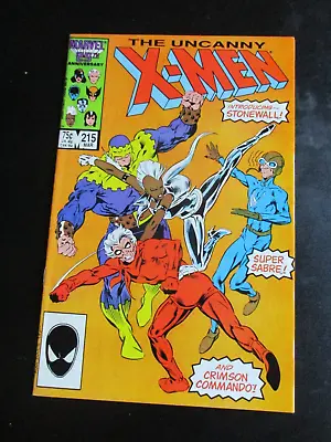 Buy Uncanny X-Men # 215  1987 1st App. Crimson Commando  Very Fine+ ( VF+ )  Copy • 7£