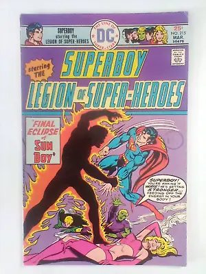 Buy Superboy #215 - 1st Appearance Of Gmya Wazzo, Brother Of Phantom Girl (1976🔥!) • 1.99£