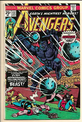 Buy Avengers #137 VF- (1975) Beast, Moondragon, Yellowjacket Join! • 8.84£