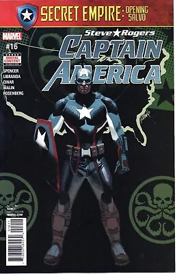 Buy Marvel Captain America 16 Comic High Grade NM 9.0 2017 Secret Empire Salvo Rare • 4.99£