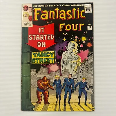Buy Fantastic Four #29 1964 VG OW/W Pages Pence Copy • 90£