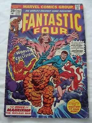 Buy MARVEL Comics. THE FANTASTIC FOUR #53. Bronze Age 1974. Original USA Cents COPY. • 4.99£