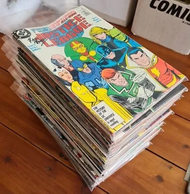 Buy COMPLETE GIFFEN JLA (1987) X106 COMICS JLA 1-60 JLE 1-35 + MORE. SOME SIGNED. • 125£