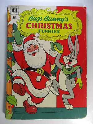 Buy Bugs Bunny's Christmas Funnies #1, Santa Claus, G/VG, 3.0, White Pages • 19.46£