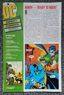 Buy Dc Comics: Direct Currents #68 (november 1993) - Feat. Sandman / Batman & Robin • 2.49£