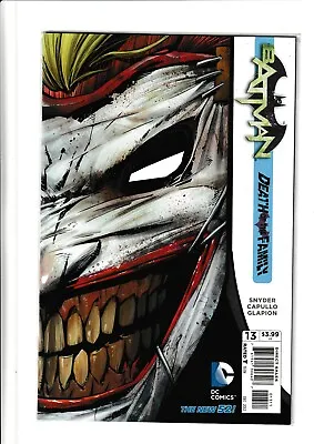 Buy Batman #13 2011 DC Comics 2nd Series Death Of The Family Joker Face Cover • 1.99£